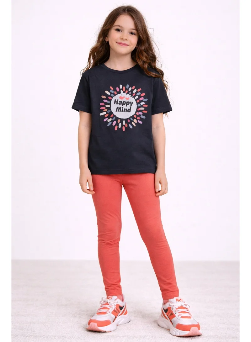 victor and jane Girls’ Multipack (2 Pack) – Graphic T-Shirts & Leggings Set (Basic Fit)